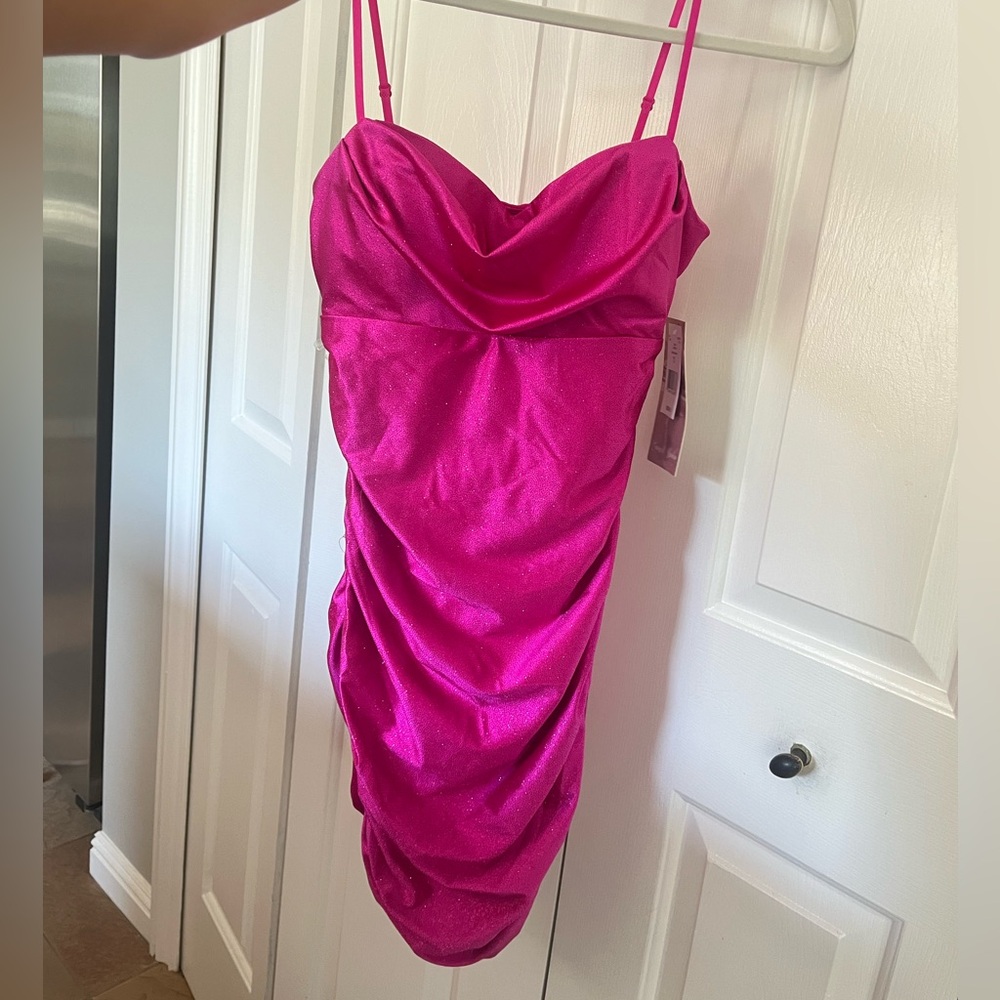 Dry Goods Pink Sparkly Mini Dress BRAND NEW (Brand: Emerald Sundae)
